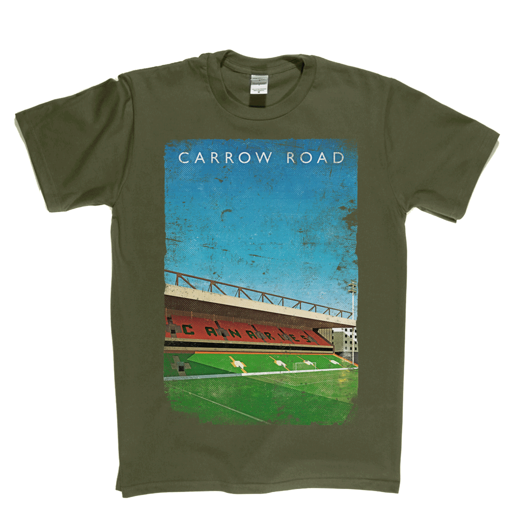 Carrow Overlay Carrow Road Poster Regular T-Shirt - Unique Artwork – DJTees