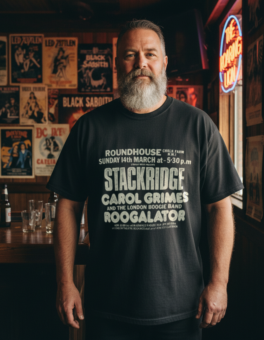 Stackridge Roundhouse Poster T-Shirt