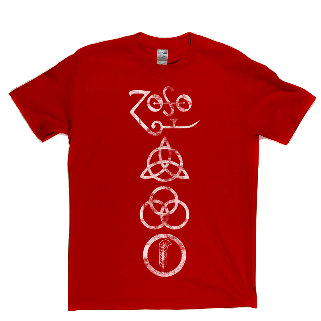 Led Zeppelin Symbols T-shirt
