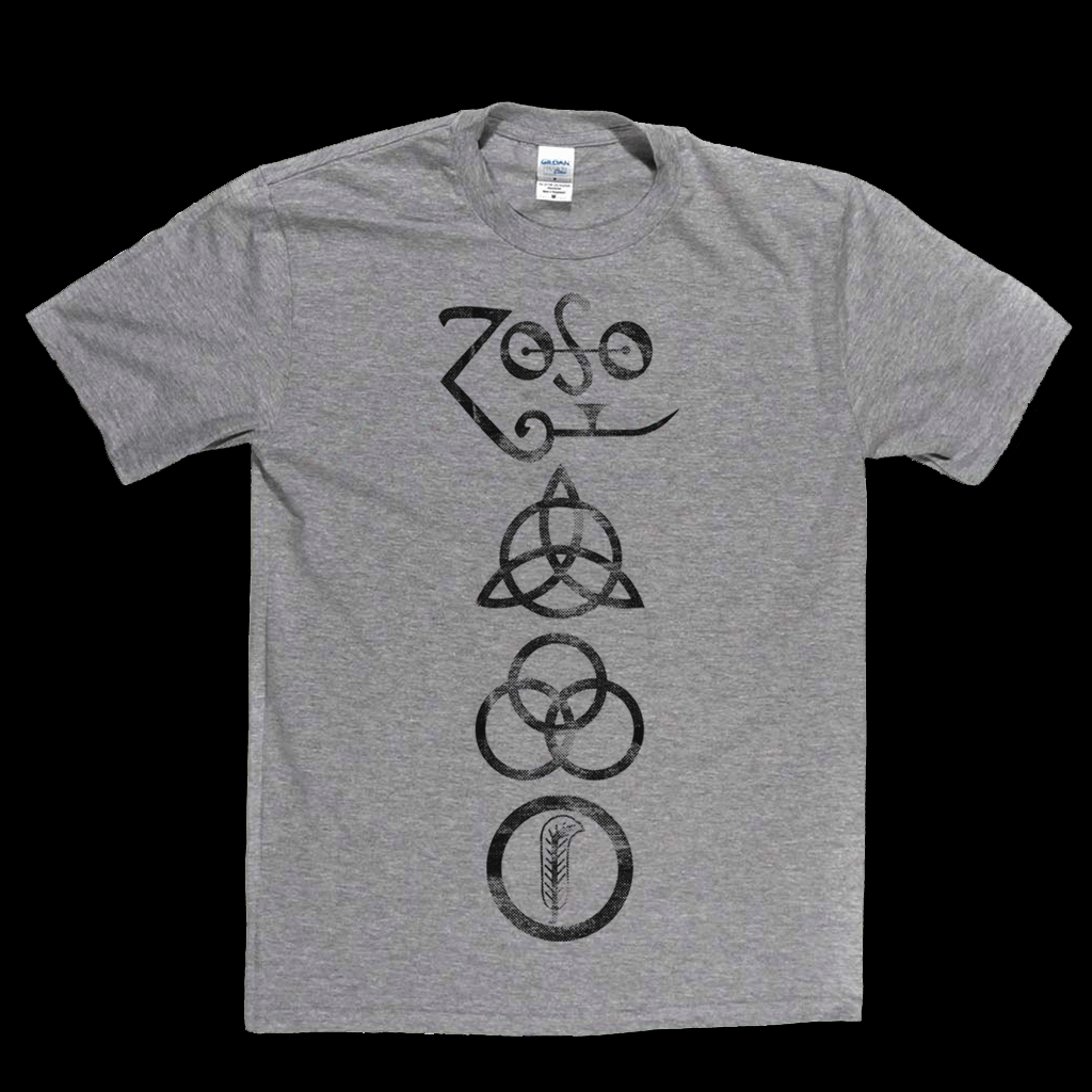Led Zeppelin Symbols T-shirt