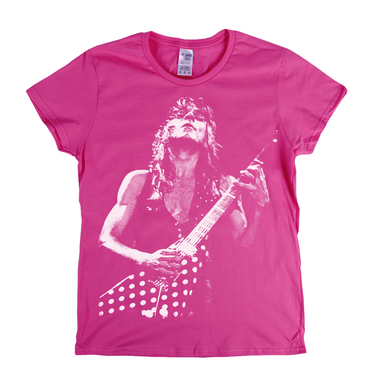 Randy Rhoads On Stage Womens T-Shirt