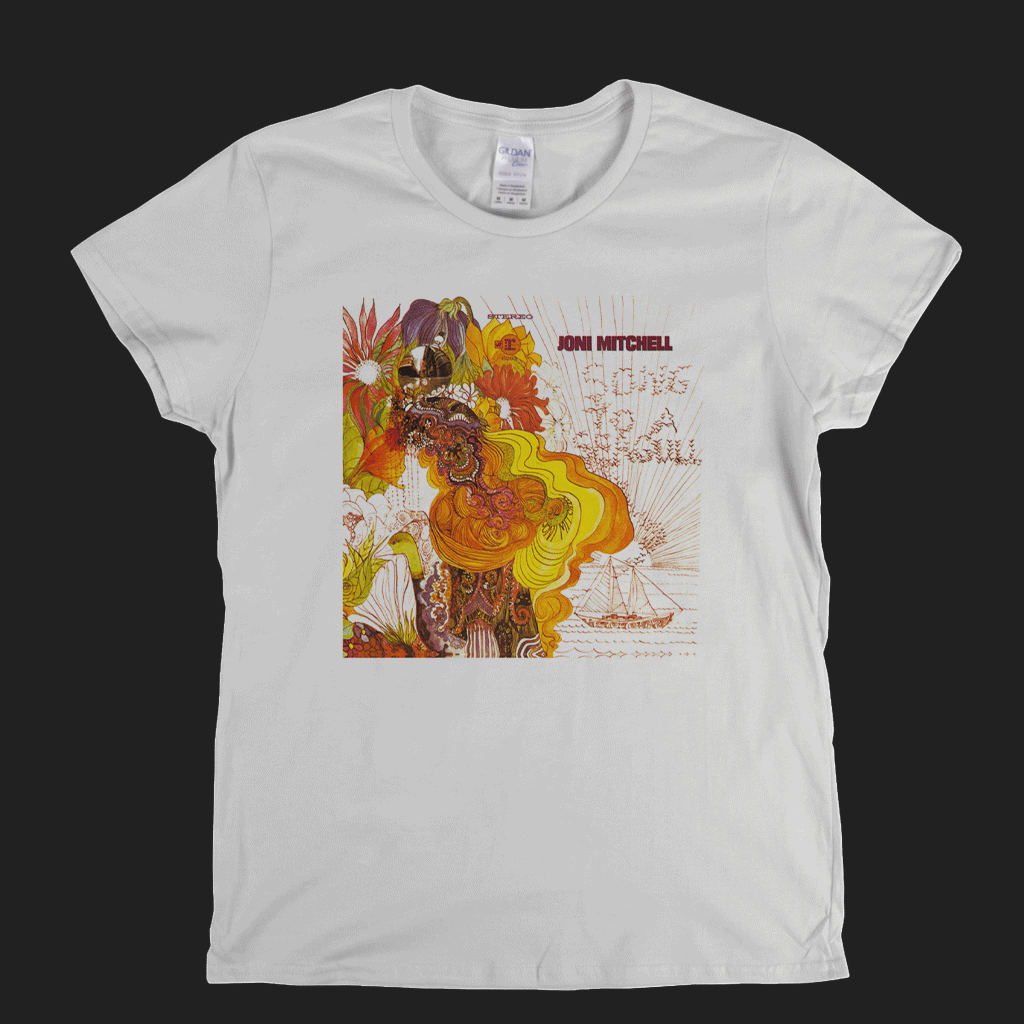 Joni Mitchell Song To A Seagull Womens T-Shirt