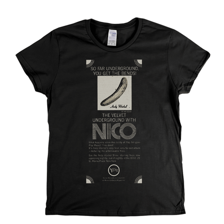 Velvet Underground With Nico Womens T-Shirt