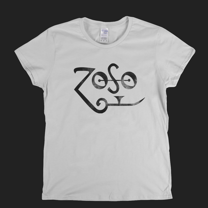 Zoso Page Symbol Womens T-Shirt