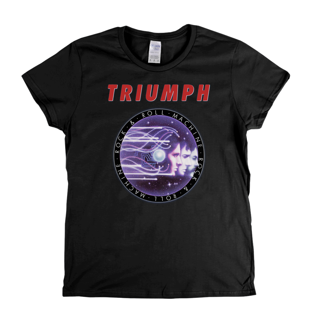 Triumph Rock And Roll Machine Womens T-Shirt