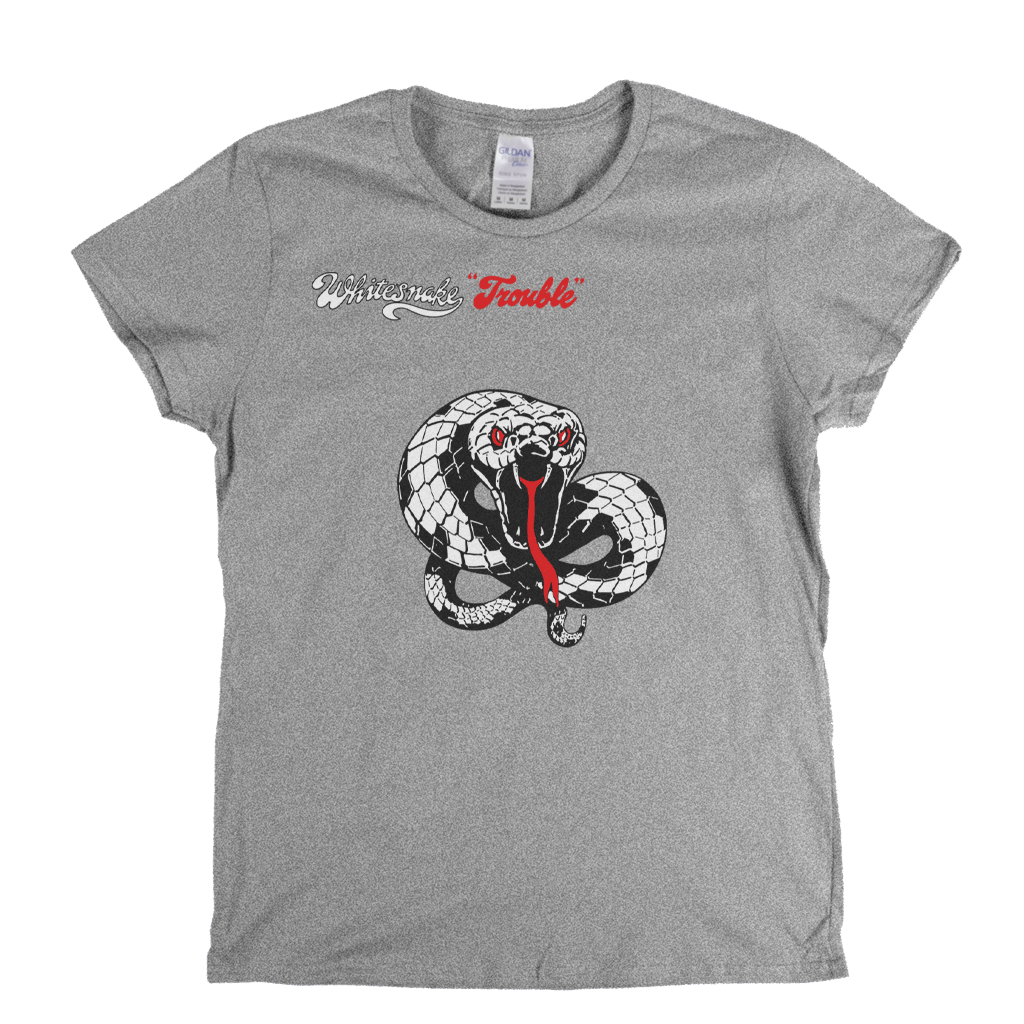 Whitesnake Trouble Womens T-Shirt