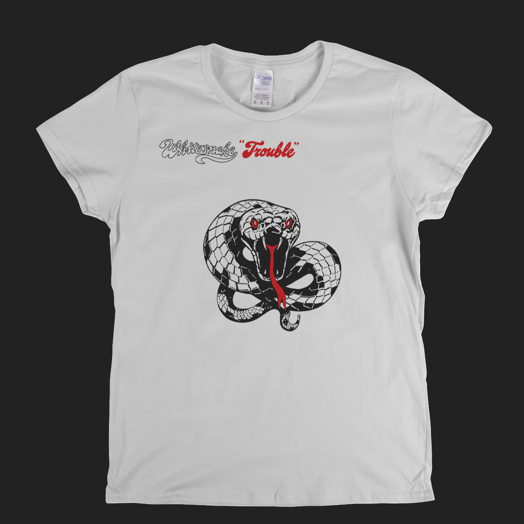 Whitesnake Trouble Womens T-Shirt