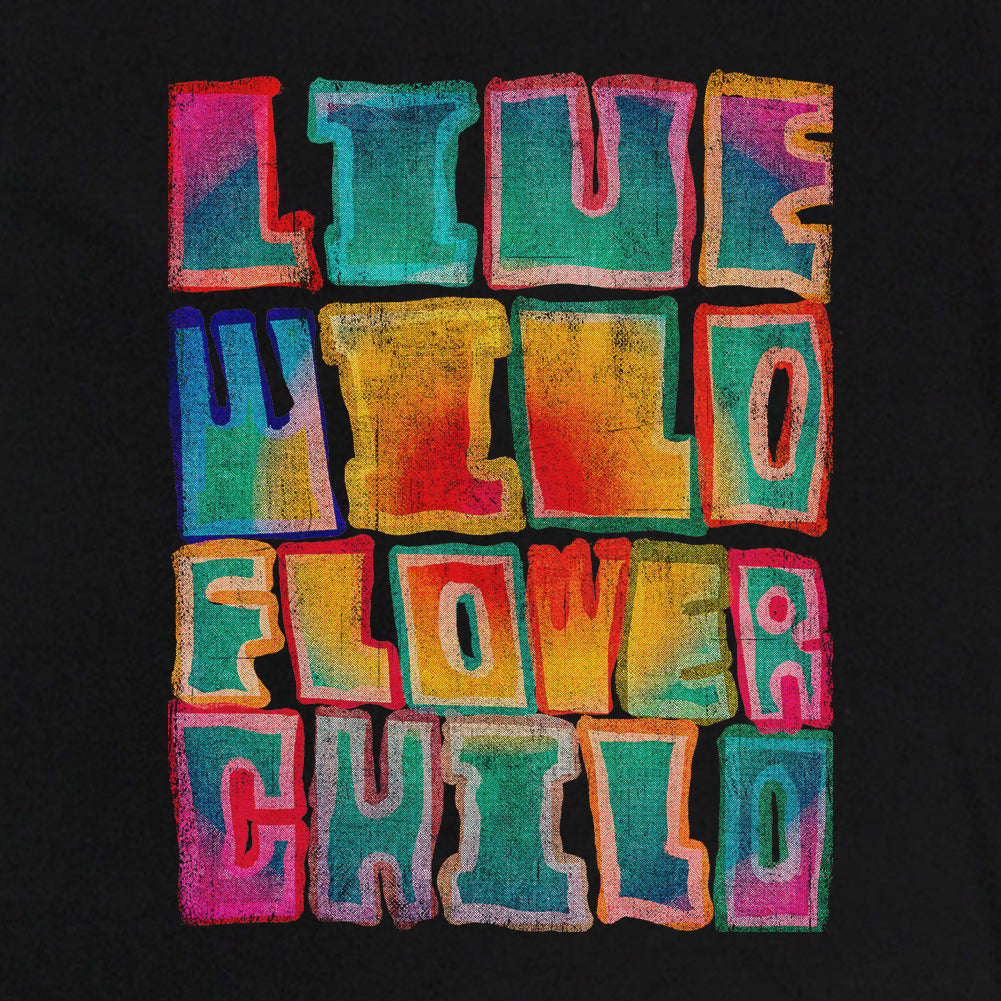 Live Wild Flower Child T-shirt