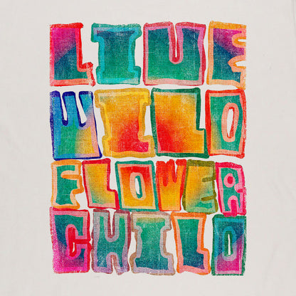 Live Wild Flower Child T-shirt