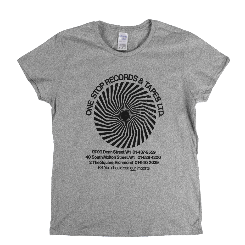 One Stop Records And Tapes Ltd Womens T-Shirt