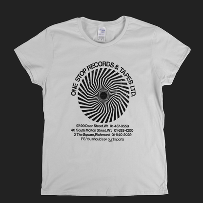 One Stop Records And Tapes Ltd Womens T-Shirt