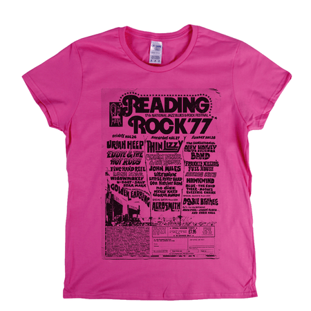 Reading Rock 77 Poster Womens T-Shirt