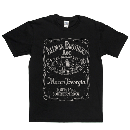 Allmans Brothers Band Liquor Label T-Shirt