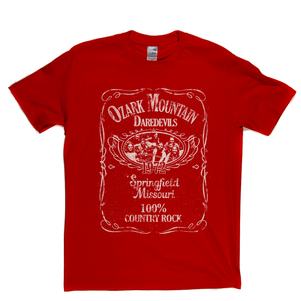 Ozark Mountain Daredevils Liquor Label T-Shirt