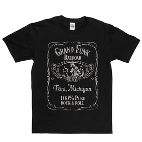 Grand Funk Railroad Liquor Label T-Shirt