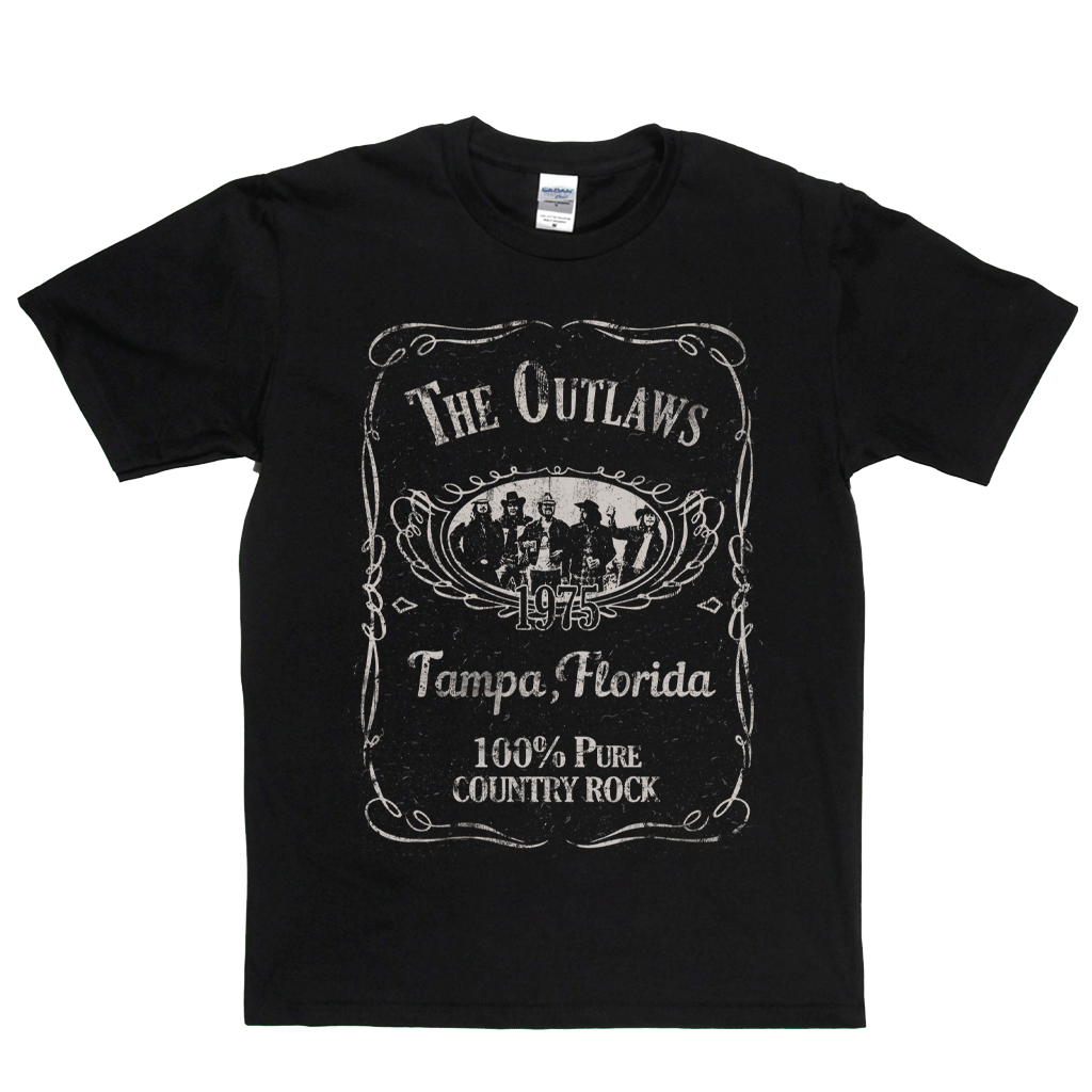 The Outlaws Liquor Label T-Shirt