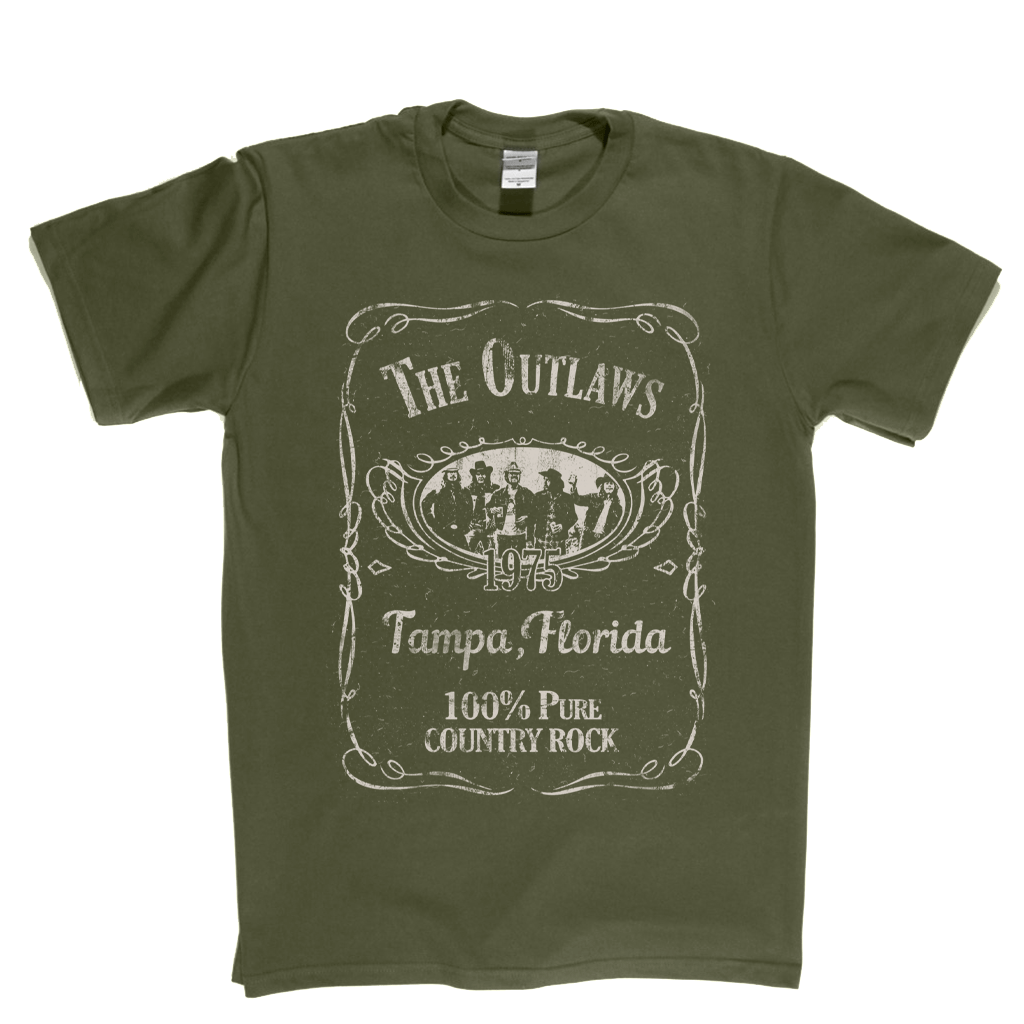 The Outlaws Liquor Label T-Shirt
