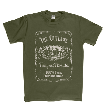 The Outlaws Liquor Label T-Shirt
