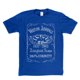 Waylon Jennings Liquor Label T-Shirt