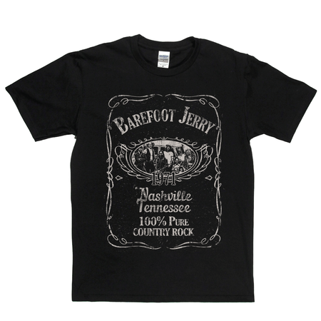 Barefoot Jerry Liquor Label T-Shirt