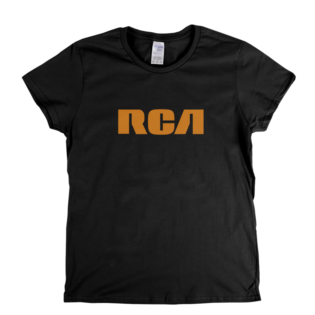R C A Label Logo Womens T-Shirt