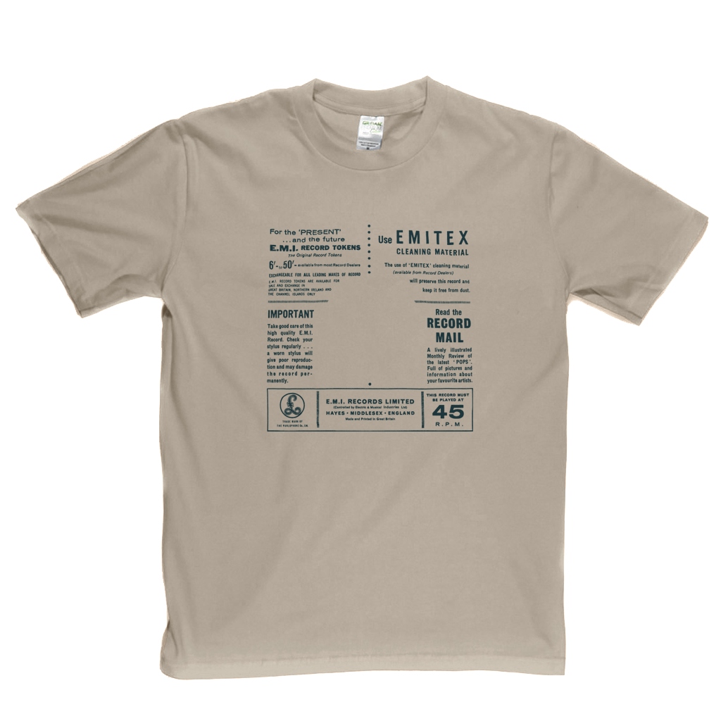 Parlophone Single Sleeve Back 1964 T-Shirt