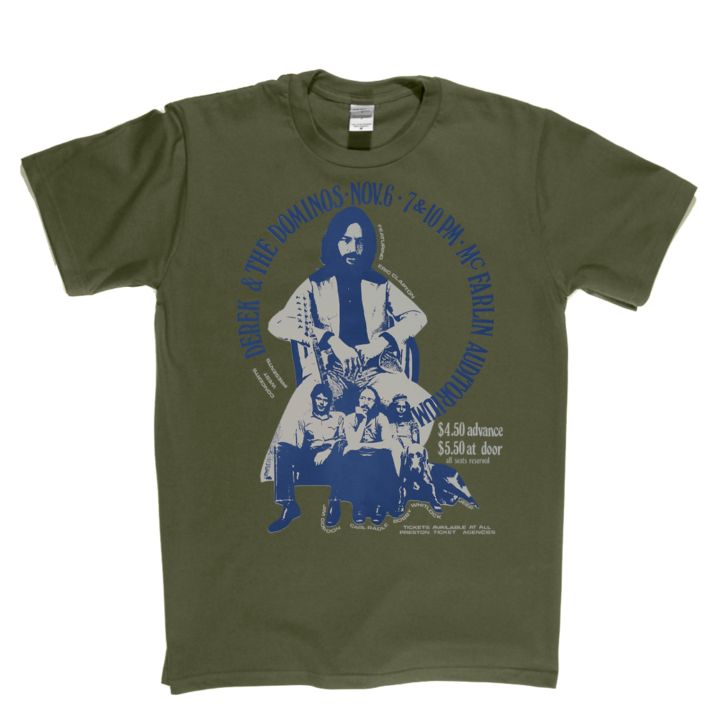 Derek And The Dominos Gig Poster T-Shirt