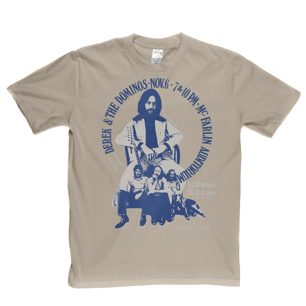 Derek And The Dominos Gig Poster T-Shirt