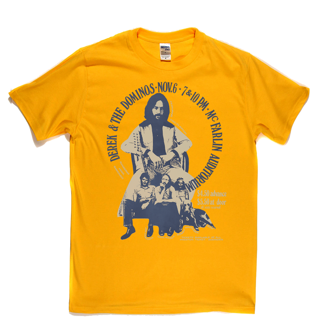 Derek And The Dominos Gig Poster T-Shirt