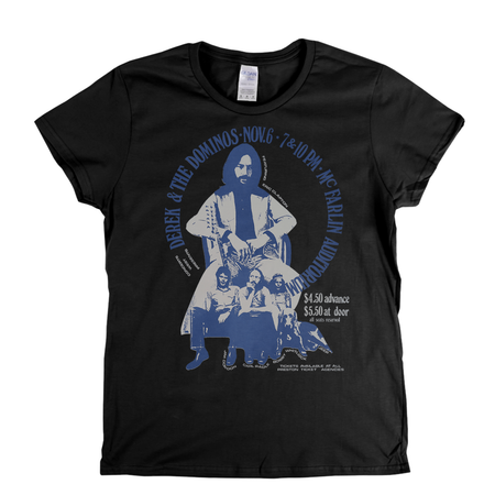 Derek And The Dominos Gig Poster Womens T-Shirt