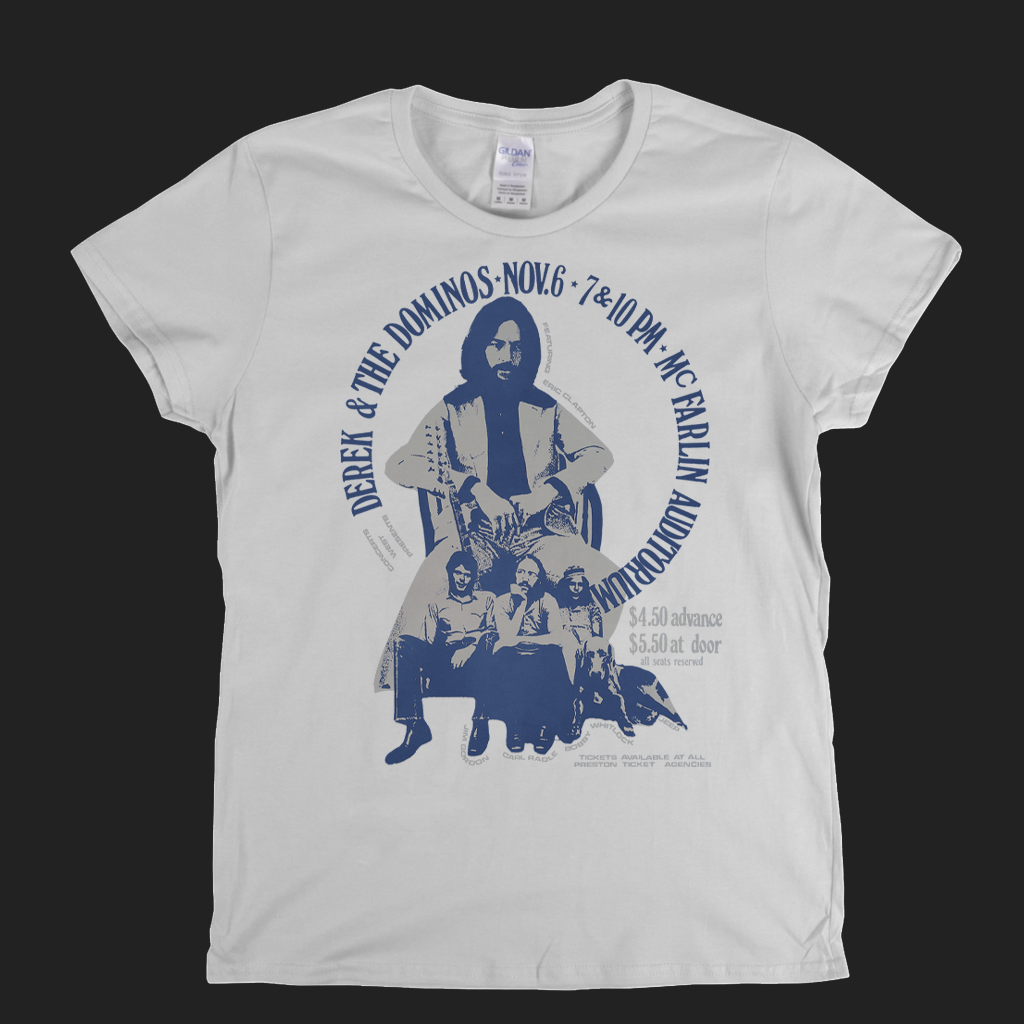 Derek And The Dominos Gig Poster Womens T-Shirt