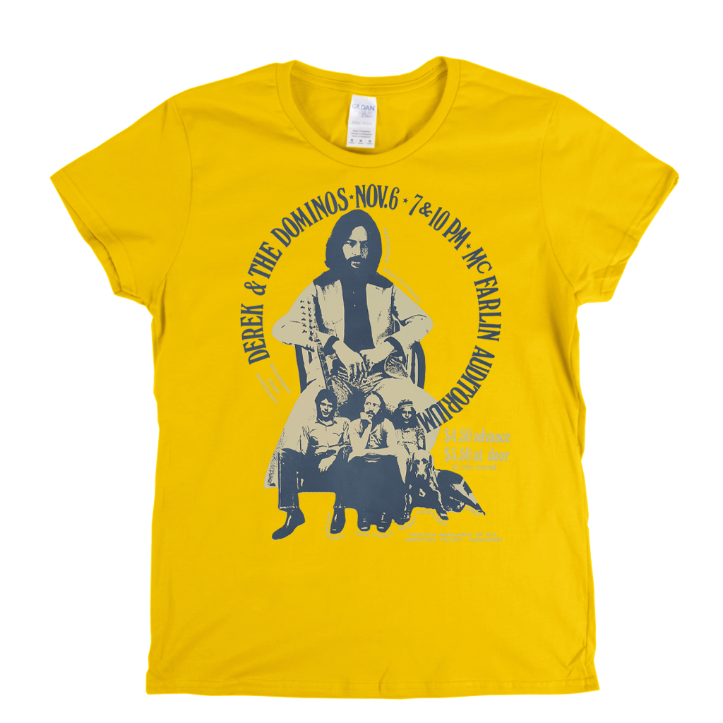 Derek And The Dominos Gig Poster Womens T-Shirt