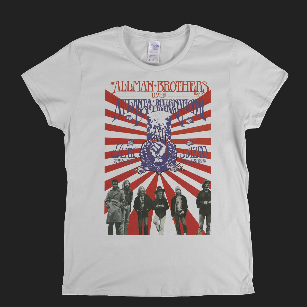 The Allman Brothers Live International Pop Festival Womens T-Shirt