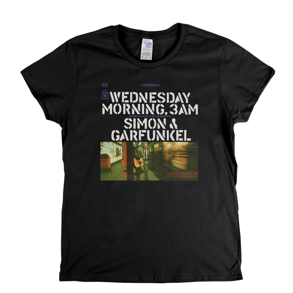 Simon And Garfunkel Wednesday Morning 3Am Womens T-Shirt