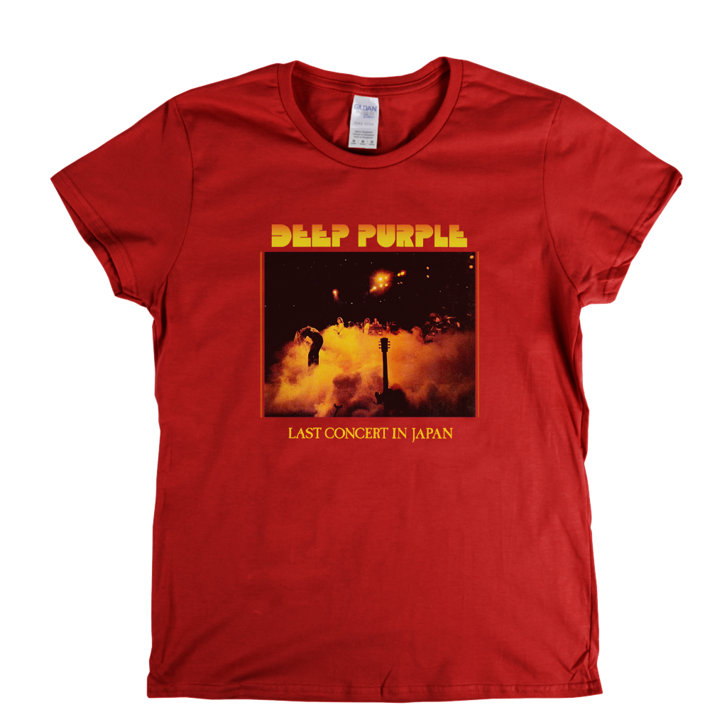 Deep Purple Last Concert In Japan Womens T-Shirt
