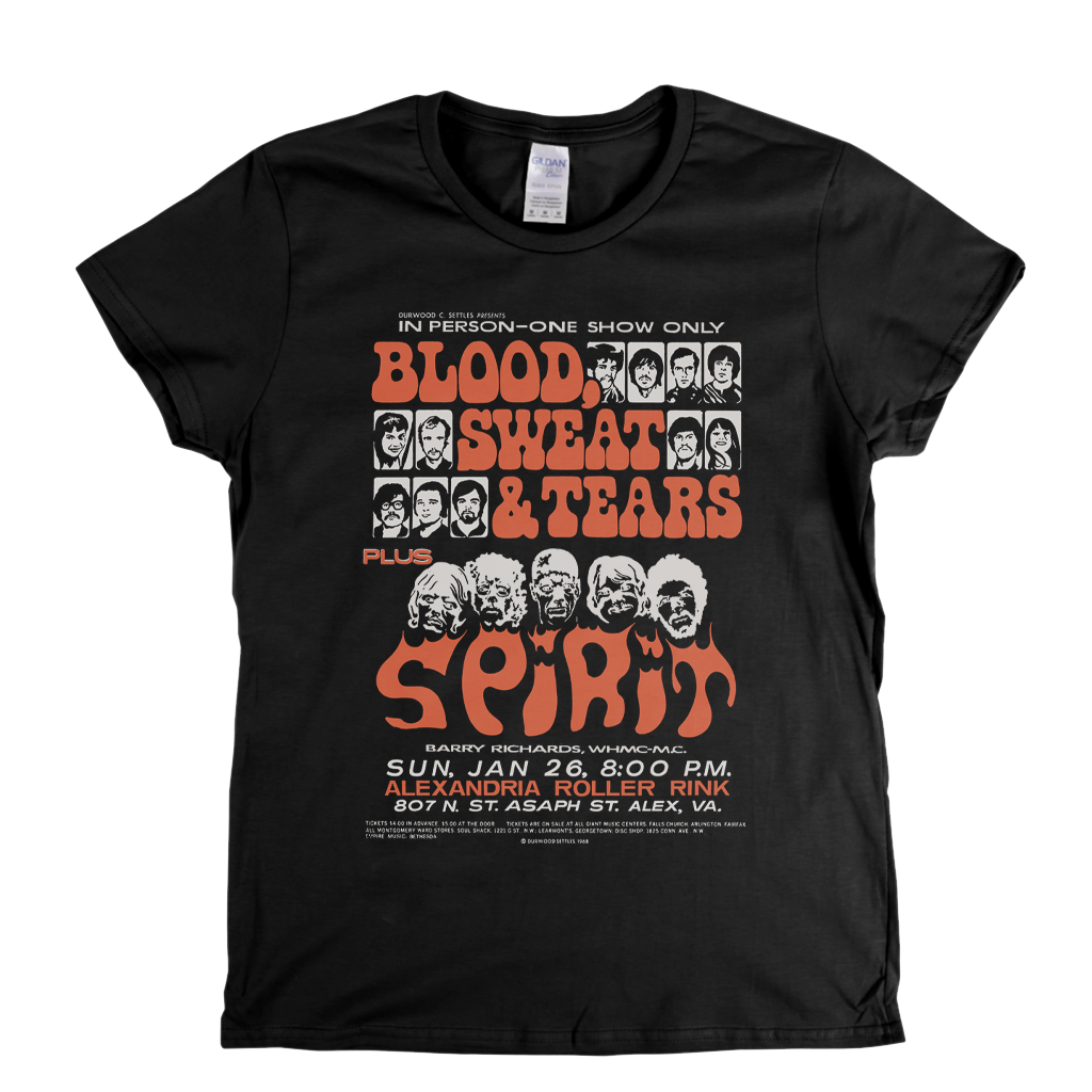 Blood Sweat And Tears Spirit Poster Womens T-Shirt