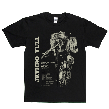 Jethro Tull Kitchener Gig Poster T-Shirt