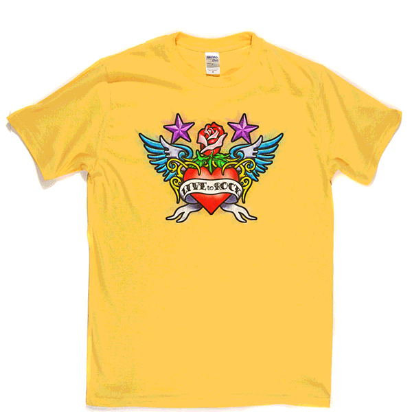 Live To Rock T Shirt