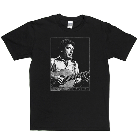 Leonard Cohen Acoustic T Shirt