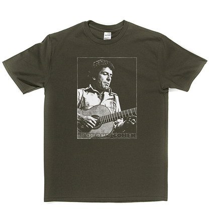 Leonard Cohen Acoustic T Shirt
