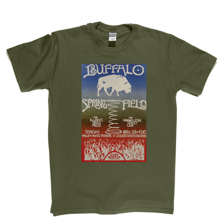 Buffalo Springfield Gig Poster T-Shirt