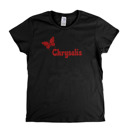 Chrysalis Butterfly Record Logo Womens T-Shirt