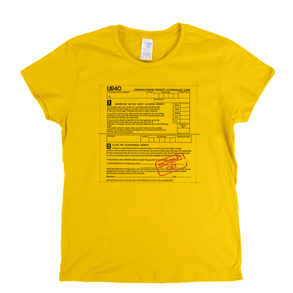 UB40 Signing Off Womens T-Shirt