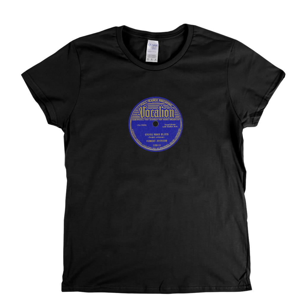 Robert Johnson Cross Road Blues Womens T-Shirt