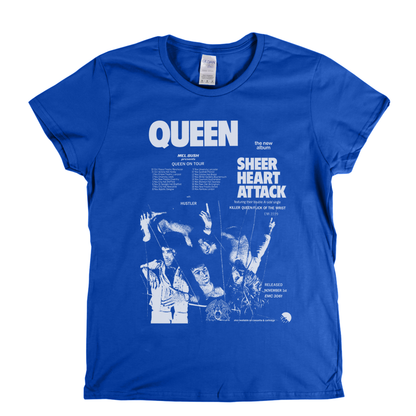 Queen Sheer Heart Attack Poster Womens T-Shirt