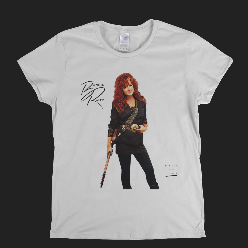 Bonnie Raitt Nick Of Time Womens T-Shirt