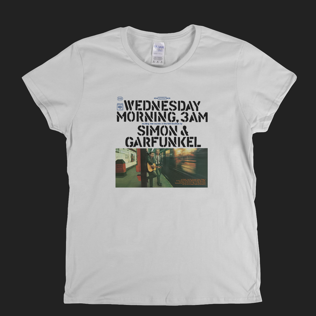 Simon And Garfunkel Wednesday Morning 3 Am Womens T-Shirt