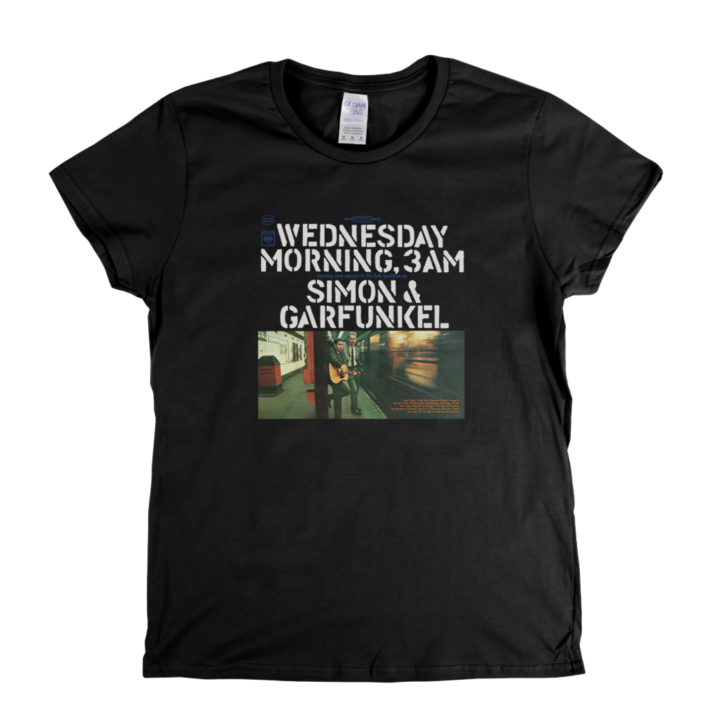 Simon And Garfunkel Wednesday Morning 3 Am Womens T-Shirt