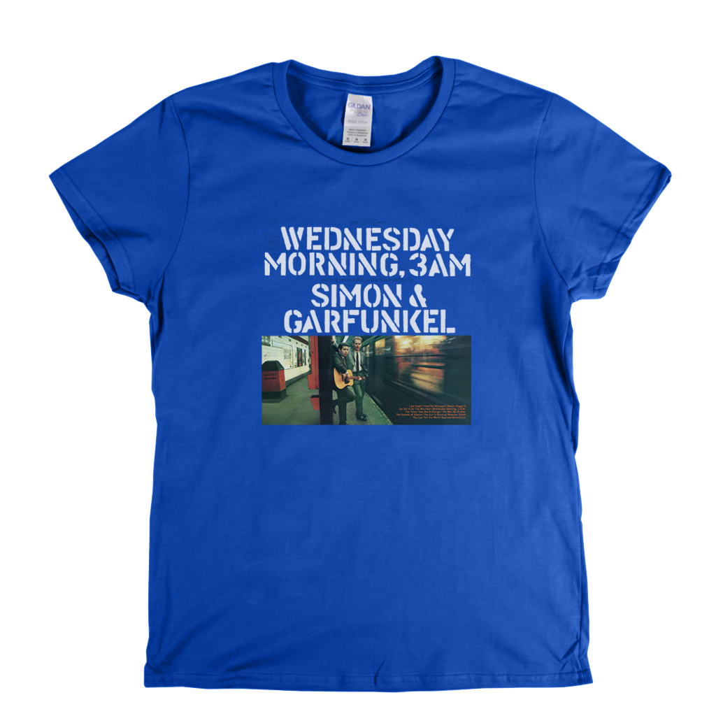 Simon And Garfunkel Wednesday Morning 3 Am Womens T-Shirt