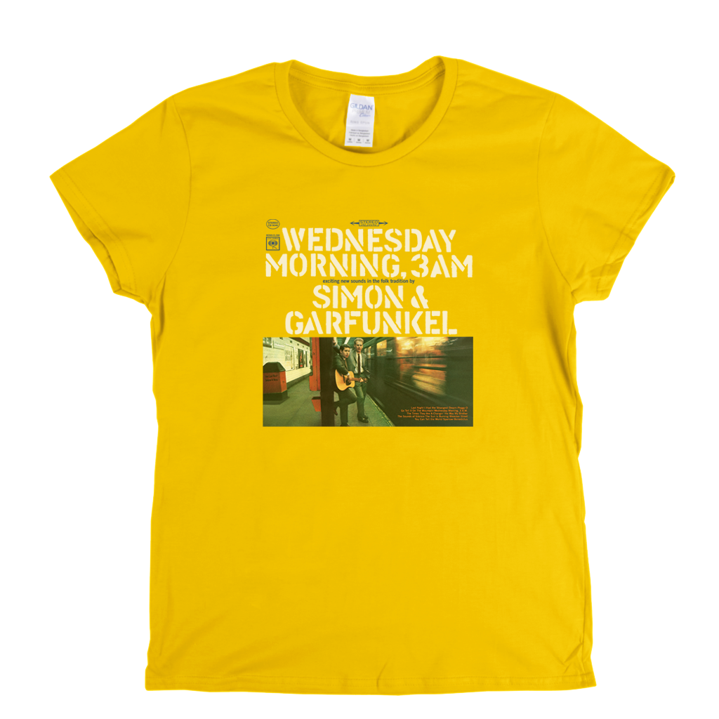 Simon And Garfunkel Wednesday Morning 3 Am Womens T-Shirt